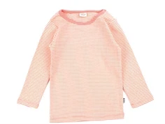 Mads Nørgaard shell pink/seedpearl mini stribet t-shirt Tobinino